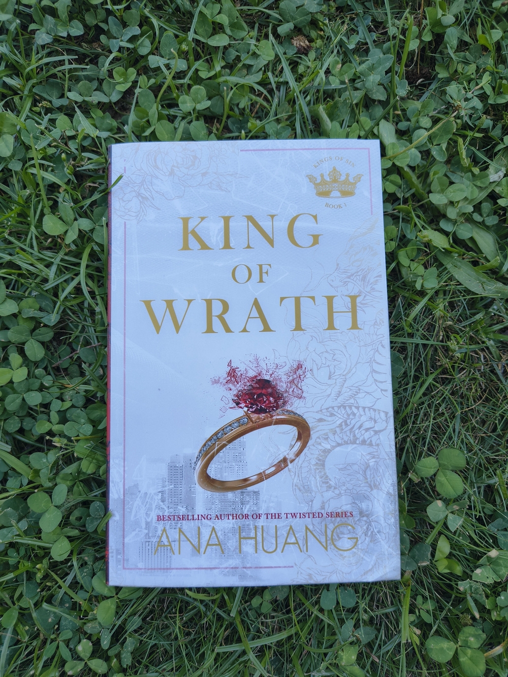 King of Wrath by Ana Huang - White & Gold Paperback